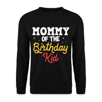 Circus Birthday Party Mama Theme Ringmaster - Unisex Sweatshirt - black - Front - Alina (178cm) & Michal (187cm)