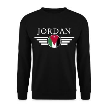 J’aime Jordan, T-shirt Style Design - Sweat-shirt Unisexe - noir - Devant - Alina (178cm) & Michal (187cm)