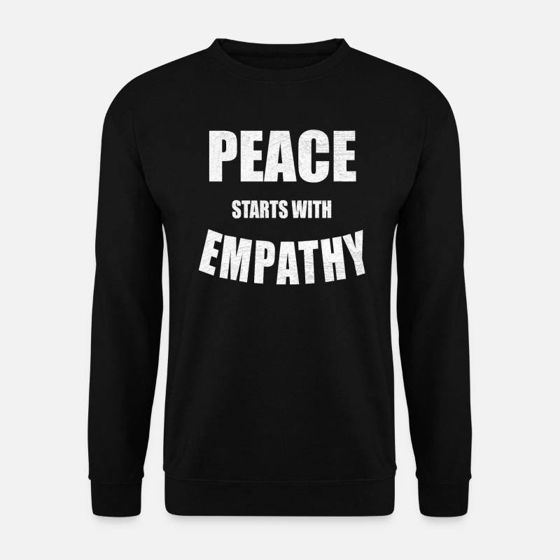 vegan statement - Unisex Sweatshirt - black