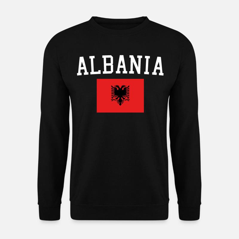 Drapeau albanais - Sweat-shirt Unisexe - noir
