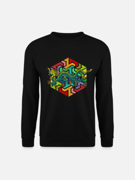 Drachen - Unisex Pullover - Schwarz