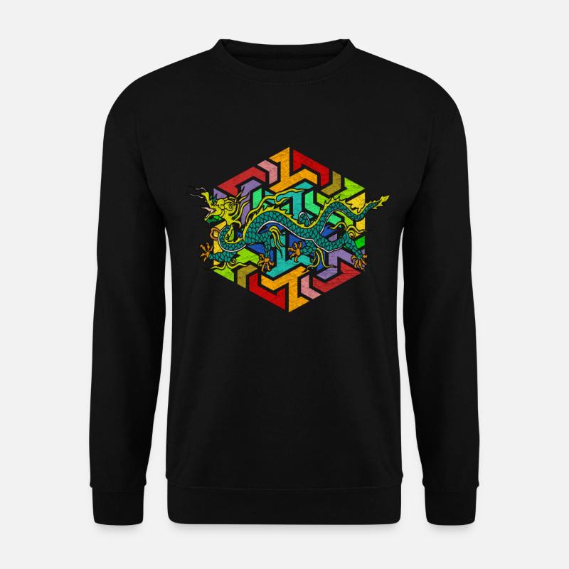 dragon - Unisex Sweatshirt - black