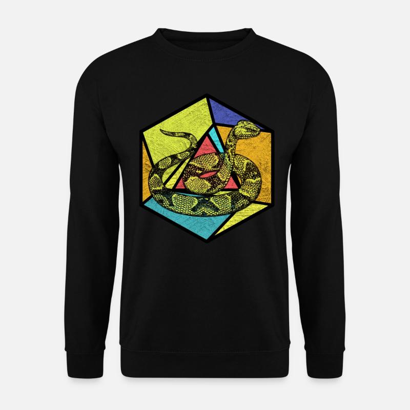serpent - Sweat-shirt Unisexe - noir