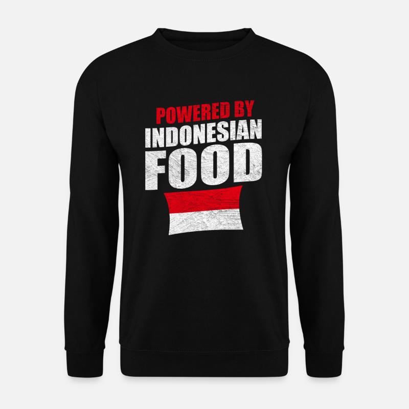 Bali Indonesien Flagge - Unisex Pullover - Schwarz