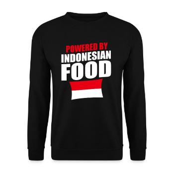Indonésie drapeau Bali - Sweat-shirt Unisexe - noir - Devant - Alina (178cm) & Michal (187cm)