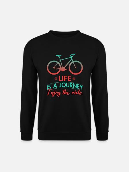 Fahrradfahren Radrennen Fahrrad Radsport Rad - Unisex Pullover - Schwarz