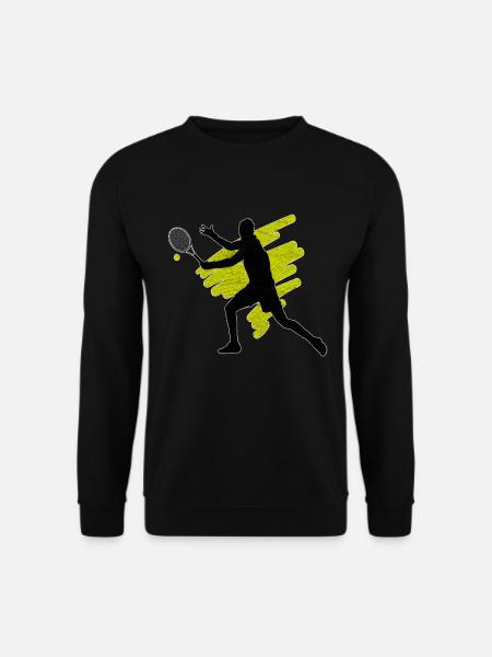 Tennis racket tennis player tennis ball tennis - Unisex Sweatshirt - black