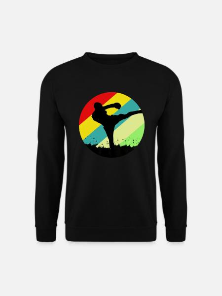 Kickboxing martial arts - Unisex Sweatshirt - black