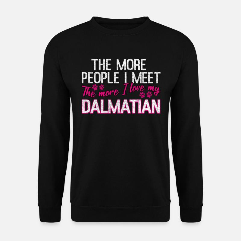 Dalmatiner - Unisex Pullover - Schwarz