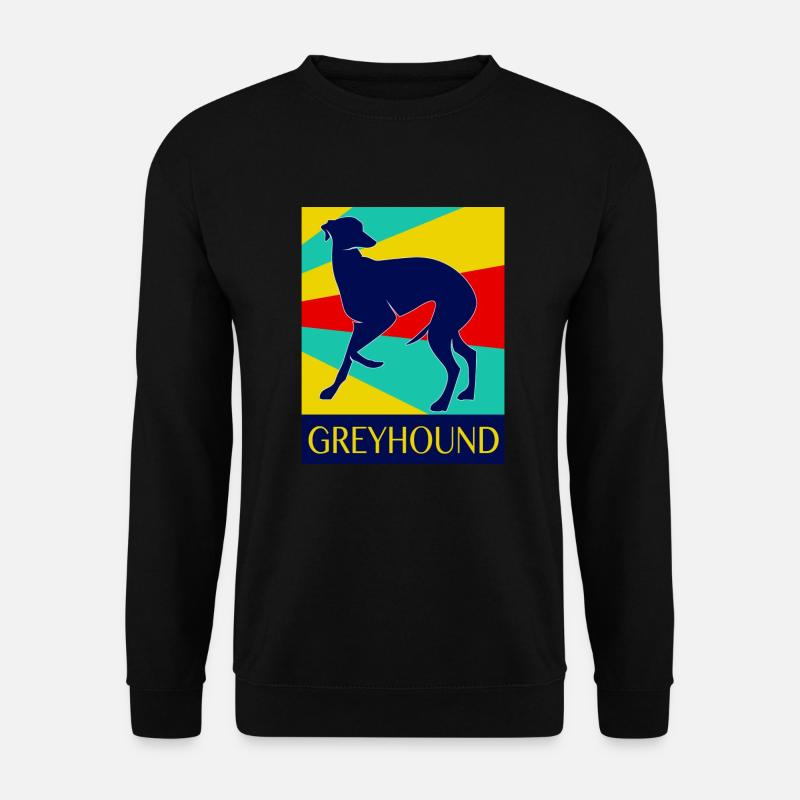 Windhund - Unisex Pullover - Schwarz