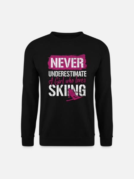 Ski - Unisex Pullover - Schwarz