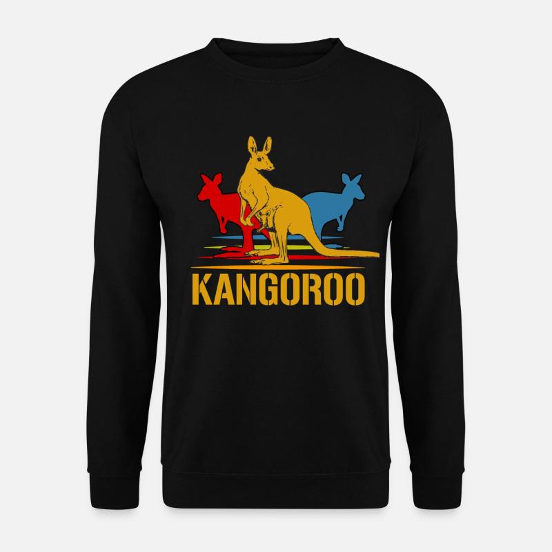 Kangaroo - Unisex Pullover - Schwarz