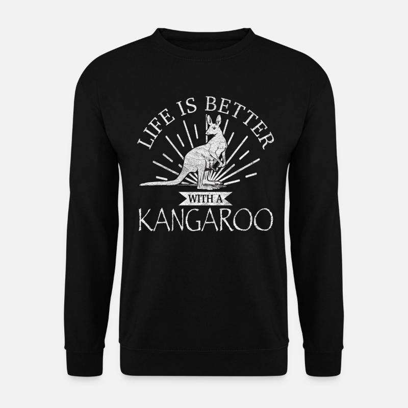 Kangaroo - Unisex Sweatshirt - black