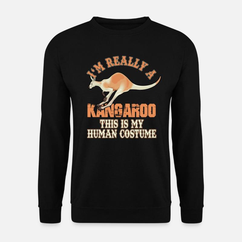 Kangaroo - Unisex Pullover - Schwarz