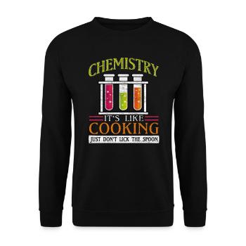 Chimie - Sweat-shirt Unisexe - noir - Devant - Alina (178cm) & Michal (187cm)