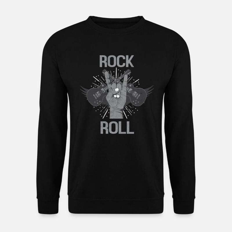 Rock'n'Roll - Unisex Sweatshirt - black