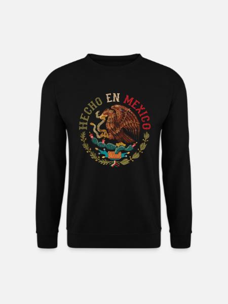 Mexico Mexican Flag Mexican Eagle Origin - Unisex Sweatshirt - black