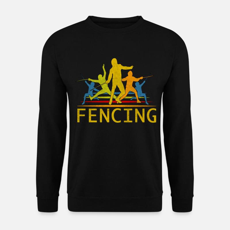 Fechten - Unisex Pullover - Schwarz