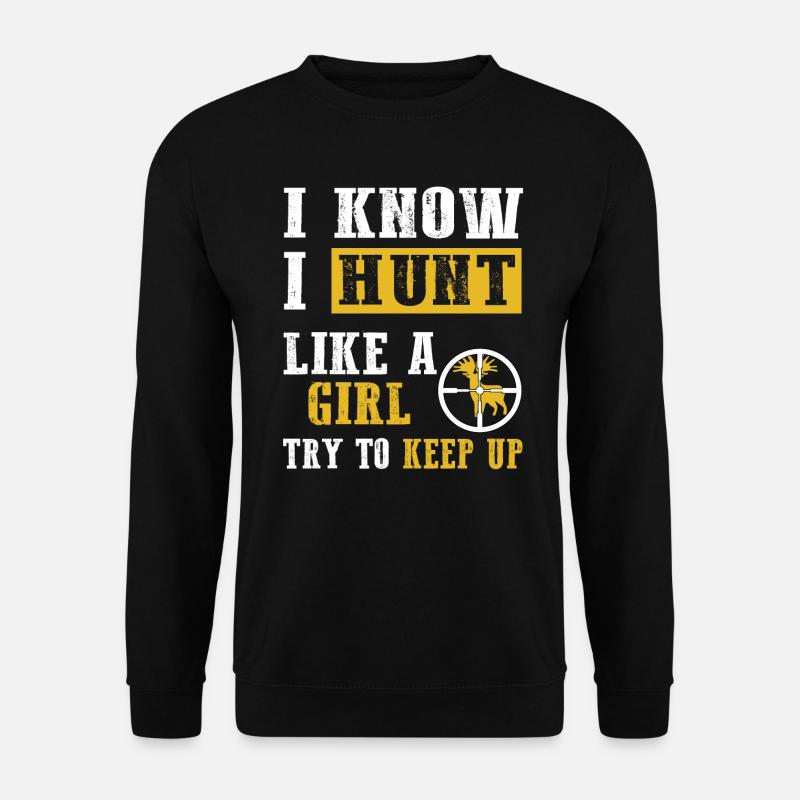 Hunter - Unisex Sweatshirt - black