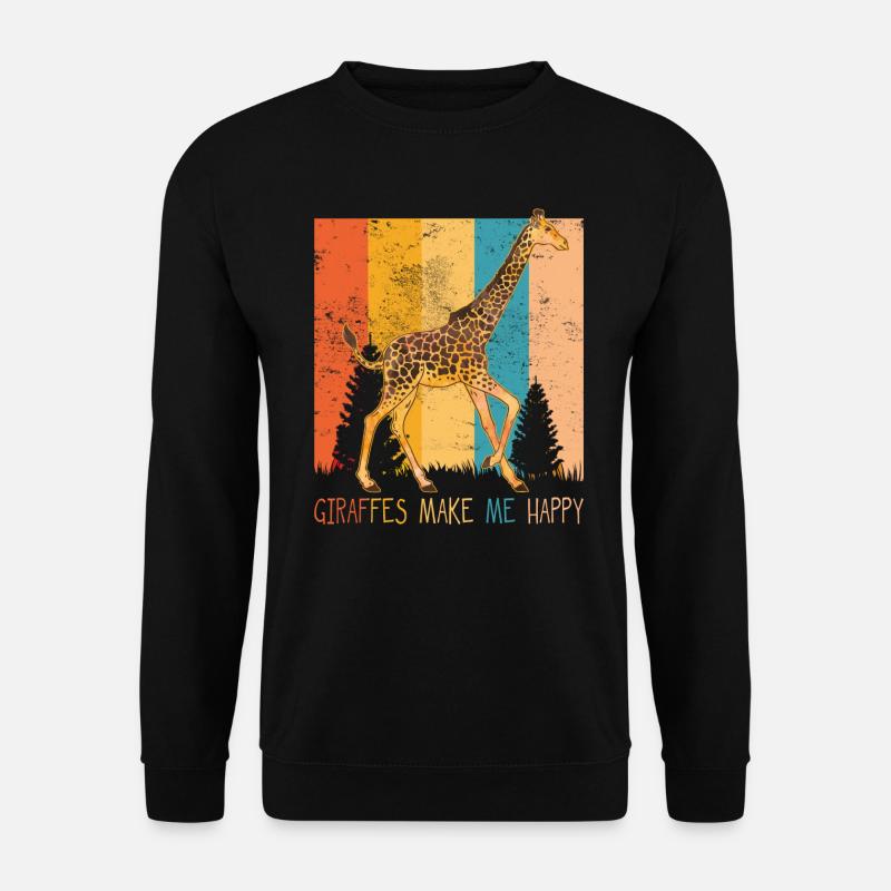giraffe - Unisex Sweatshirt - black