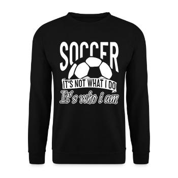 Soccer - Sweat-shirt Unisexe - noir - Devant - Alina (178cm) & Michal (187cm)