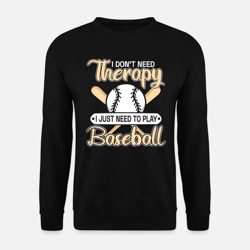 baseball - Unisex Sweatshirt - black