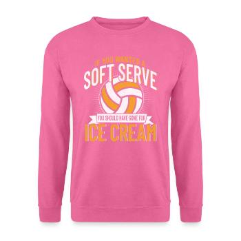 Volleyball-Set Volleyball-team Volleyball - Unisex Pullover - Pink - Vorne