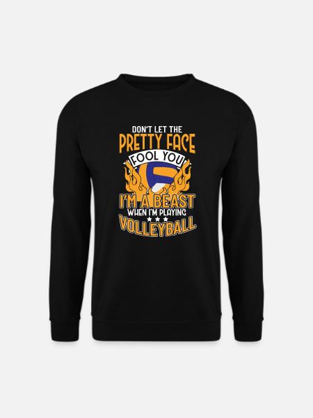 Volleyball Volleyballer Volleyball-team - Unisex Pullover - Schwarz