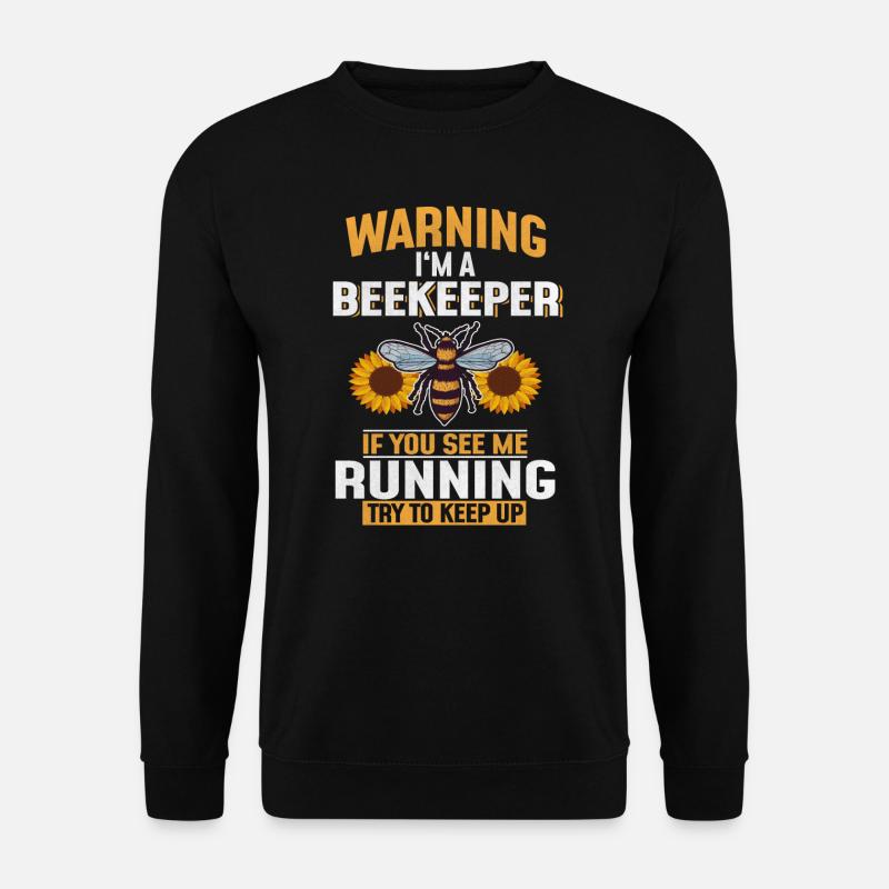 Imker Biene Bienchen Bienen Honigbiene Geschenk - Unisex Pullover - Schwarz