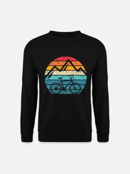 I ride a bicycle without a battery - Unisex Sweatshirt - black