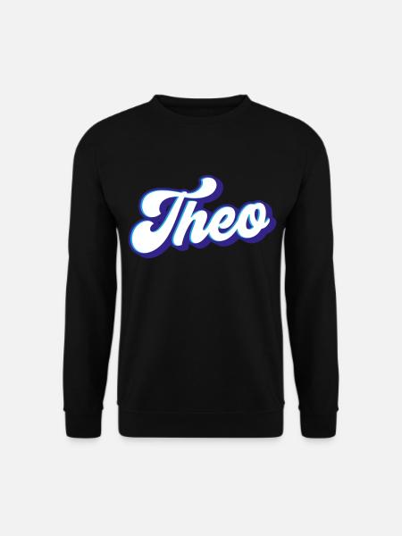 Theo | Farben änderbar - Unisex Pullover - Schwarz