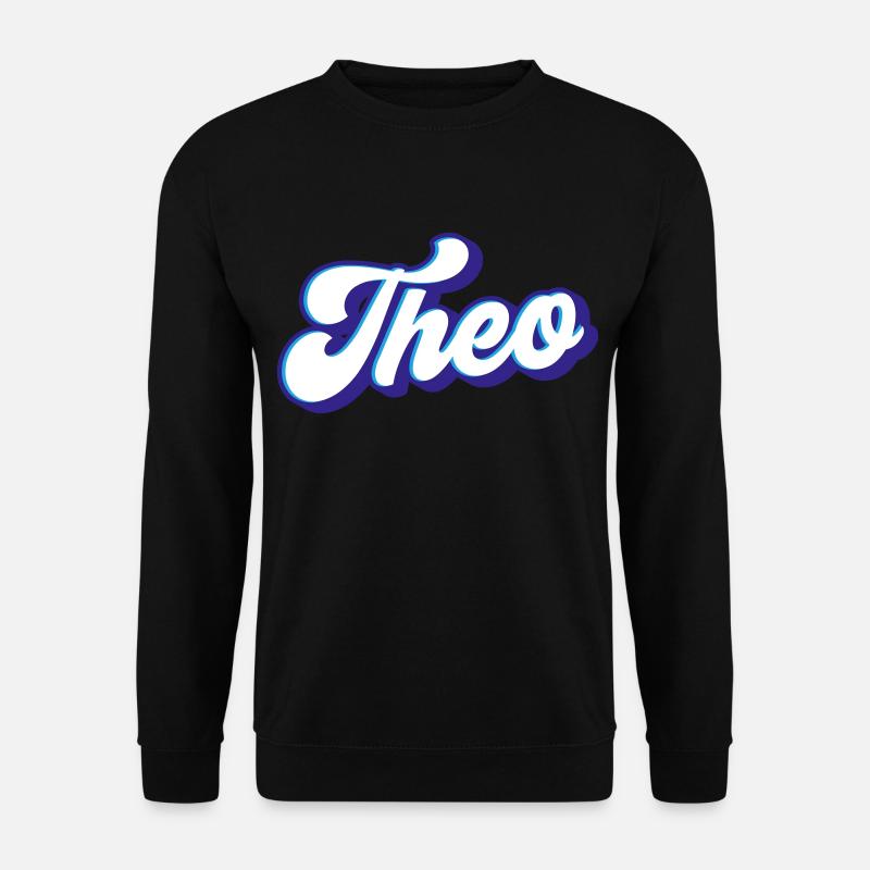 Theo | Farben änderbar - Unisex Pullover - Schwarz