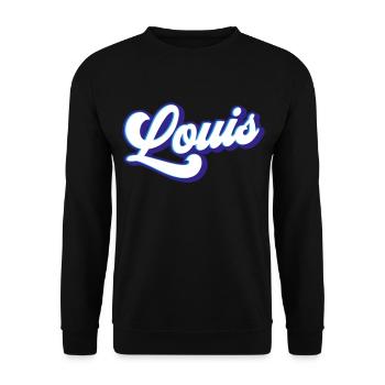 Louis Colors changeable - Unisex Sweatshirt - black - Front - Alina (178cm) & Michal (187cm)