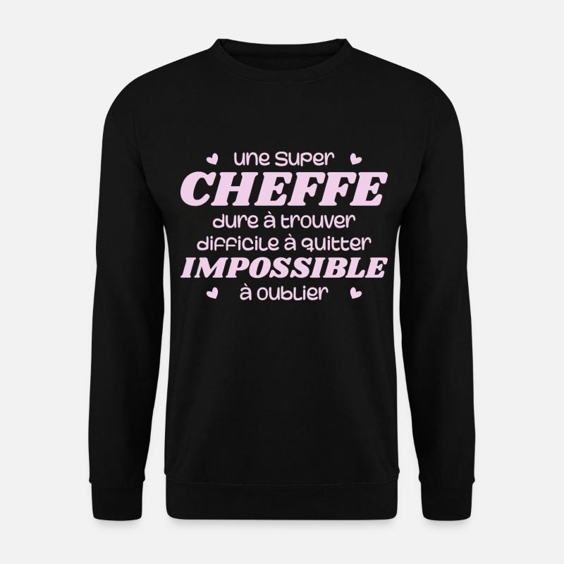 Super Chef - Unisex Sweatshirt - black