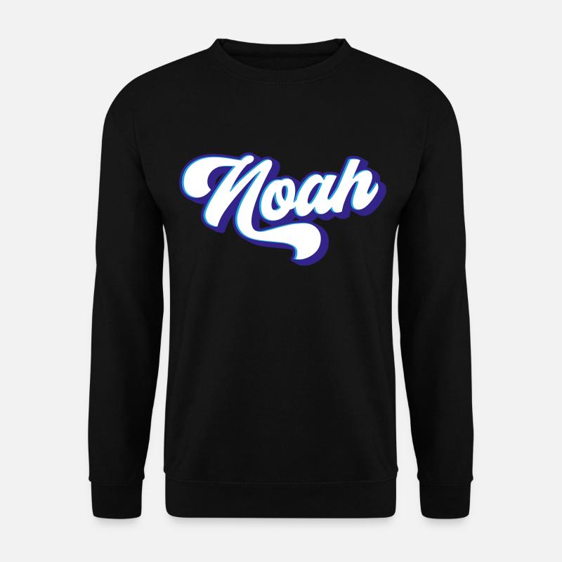 Noah | Farben änderbar - Unisex Pullover - Schwarz