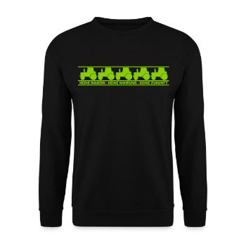 Protest - Keine Bauern Keine Nahrung Keine Zukunft - Unisex Pullover - Schwarz - Vorne - Alina (178cm) & Michal (187cm)