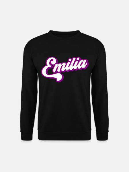 Emilia | Farben änderbar - Unisex Pullover - Schwarz