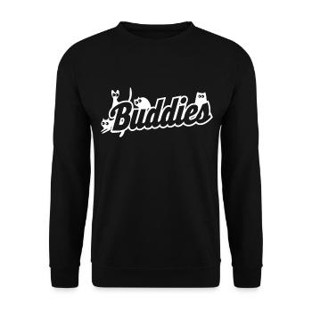 Chats de chats chats Kitty Meow Meow - Sweat-shirt Unisexe - noir - Devant - Alina (178cm) & Michal (187cm)