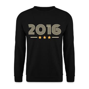 Légendaire Depuis 2016 Cadeau D anniversaire 2016 - Sweat-shirt Unisexe - noir - Devant - Alina (178cm) & Michal (187cm)