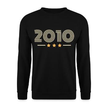 Légendaire Depuis 2010 Cadeau D anniversaire 2010 - Sweat-shirt Unisexe - noir - Devant - Alina (178cm) & Michal (187cm)