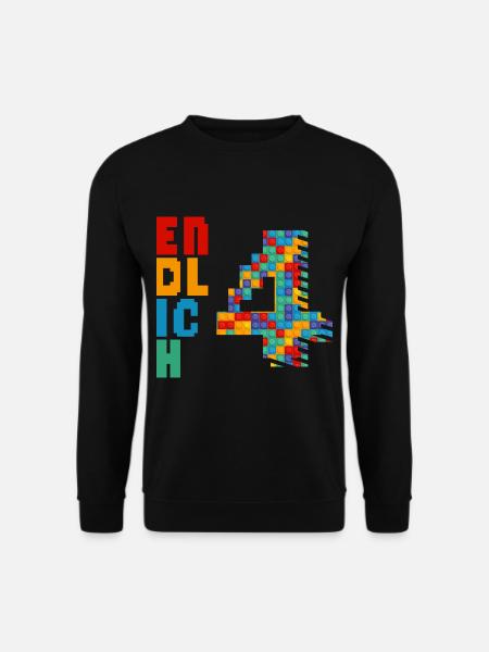 Finally 4 building blocks - Unisex Sweatshirt - black