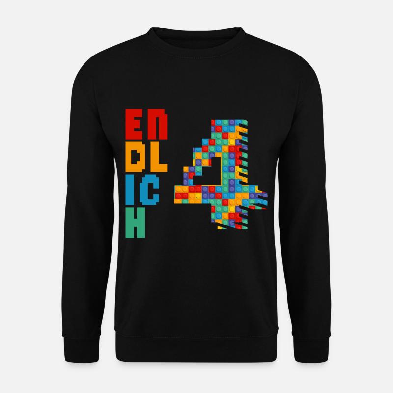 Finally 4 building blocks - Unisex Sweatshirt - black