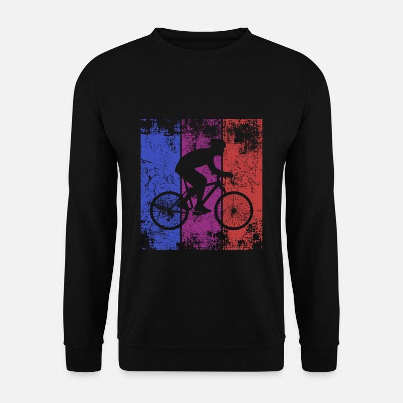 Biker bicyclette bicyclette bicyclette - Sweat-shirt Unisexe - noir