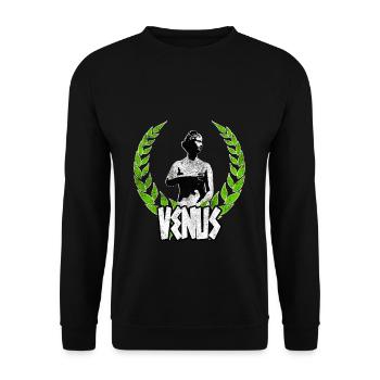 Hellenism Rome Greece Venus Aphrodite god - Unisex Sweatshirt - black - Front - Alina (178cm) & Michal (187cm)