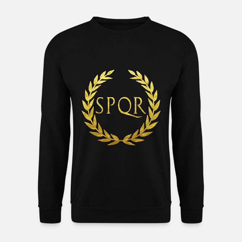 Rome Latin SPQR Senatus Populusque Romanus - Unisex Sweatshirt - black