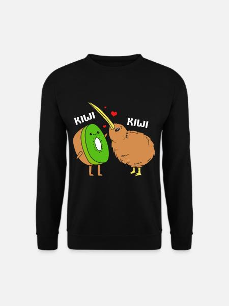 kiwi-oiseau kiwi - Sweat-shirt Unisexe - noir