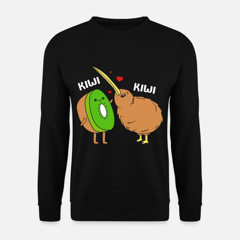 kiwi-vogel Kiwi Vogel - Unisex Pullover - Schwarz