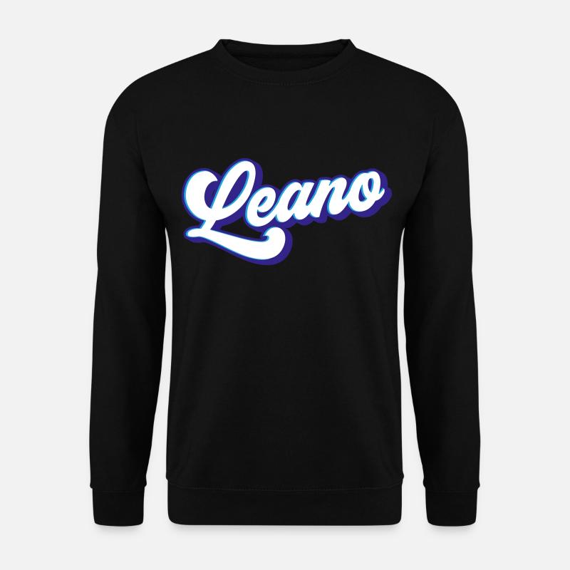 Leano | Farben änderbar - Unisex Pullover - Schwarz