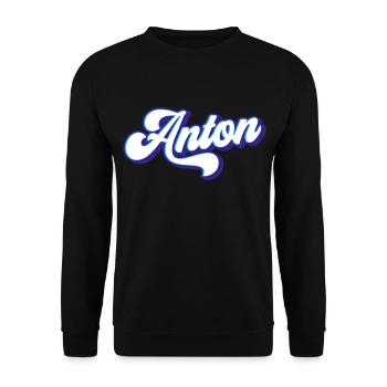 Anton | Couleurs changeantes - Sweat-shirt Unisexe - noir - Devant - Alina (178cm) & Michal (187cm)