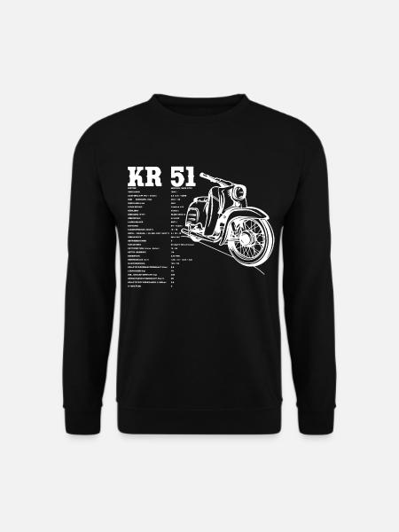 KR 51 Schwalbe Mofa 2-stroke - Unisex Sweatshirt - black